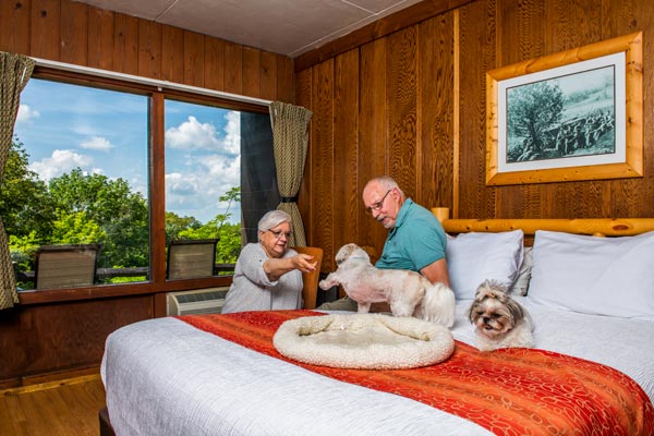 Pet Friendly Room at Big Meadows Lodge in Shenandoah National Park